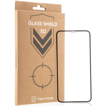 Tvrdené sklo na Xiaomi Redmi Note 12 Tactical Shield 5D celotvárové čierne