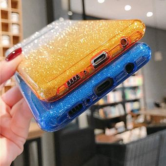Silikónové puzdro na Samsung Galaxy S23 Ultra 5G S918 Shine Bling čierno-strieborné