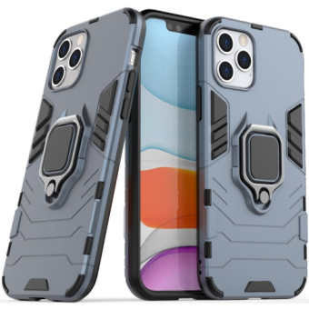 Odolné puzdro na Apple iPhone 12/12 Pro Ring Armor Rugged modré