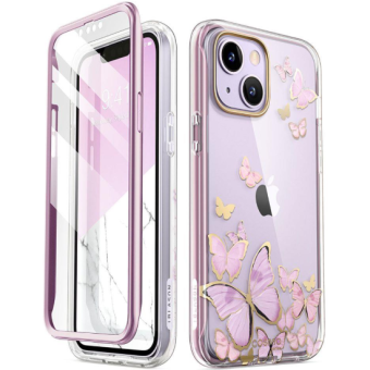 Odolné puzdro na Apple iPhone 14 Plus Supcase Cosmo Fly fialové