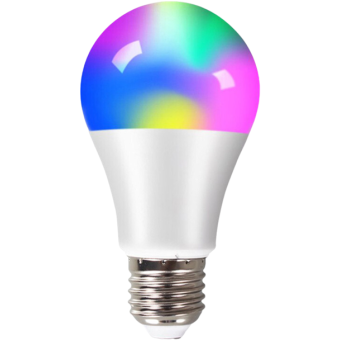 LED Žiarovka farebná RGB 10W s ovládačom