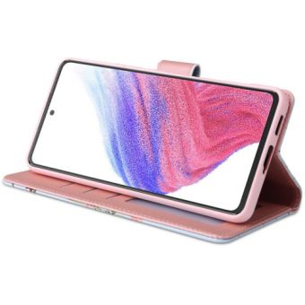 Diárové puzdro na Samsung Galaxy A54 5G A546 Tech-Protect Wallet Garden fialové