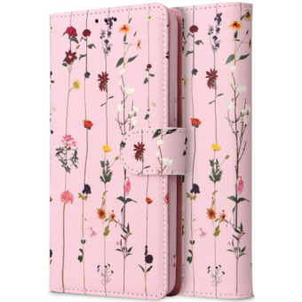 Diárové puzdro na Samsung Galaxy A54 5G A546 Tech-Protect Wallet Garden ružové