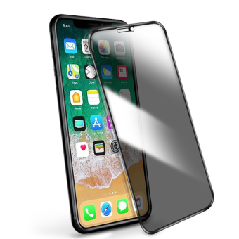 Tvrdené sklo na Apple iPhone 12 Pro Max 6D Privacy Antispy 9H celotvárové čierne
