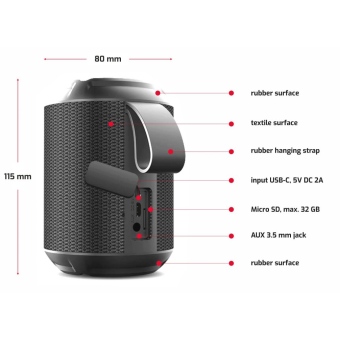SWISSTEN Ultimate 24W, Čierny