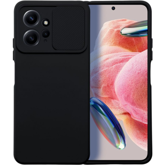 Silikónové puzdro na Xiaomi Redmi Note 12 LTE Slide čierne