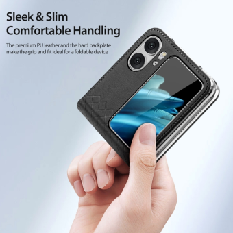 Plastové puzdro na Oppo Find N2 Flip Dux Ducis Brill čierne