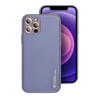 Plastové puzdro na Apple iPhone 15 Leather modré