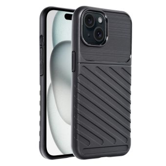Obal THUNDER Case Apple iPhone 15 black
