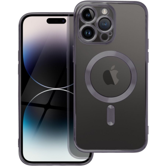 Silikónové puzdro na Apple iPhone 13 Pro Electro Mag čierne