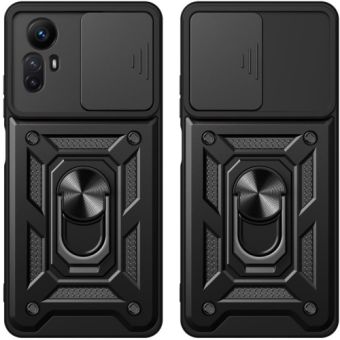 Odolné puzdro na Xiaomi Redmi Note 12S Tech-Protect Camshield Ring Armor čierne