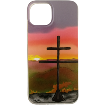 Silikónové puzdro na Apple iPhone 14 Licence Výtvarné kríž Vtáčnik, Horná Nitra