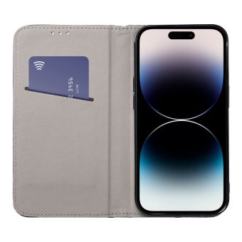 Obal Smart Magneto book case Apple iPhone 15 dark green