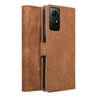 Obal TENDER Book Xiaomi Redmi Note 12S brown
