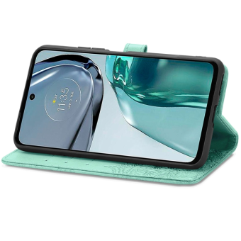 Diárové puzdro na Motorola Moto G42 MEZZO mandala zelené