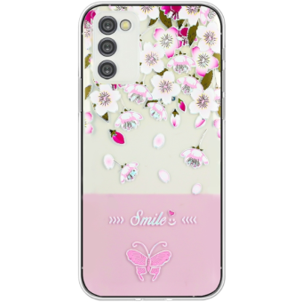 Silikónové puzdro na Samsung Galaxy A14 LTE A145/A14 5G A146 Design kvety