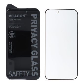 6D Pro Veason Privacy Glass  - for Iphone 14 Pro black