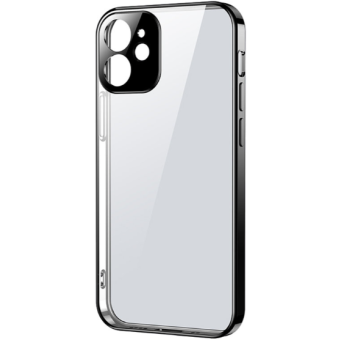 Silikónové puzdro na Apple iPhone 12 Joyroom New Beauty čierne