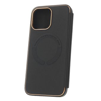 Obal Smart Gold Frame Mag case Apple iPhone 12 Pro Max black