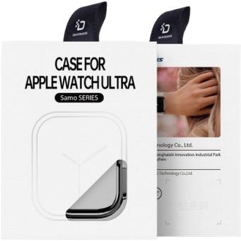 DUX DUCIS Samo Protective Glass Case Apple Watch Ultra/Ultra 2 49mm strieborné