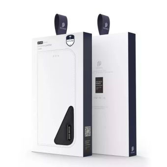 Obal Dux Ducis Hivo Book Apple iPhone 15 Pro čierny (ochrana proti čítaniu RFID čipov)