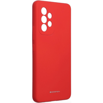 Silikónové puzdro na Samsung Galaxy A34 5G A346 Mercury Silicone červené