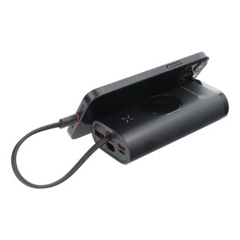 Forcell F-Energy F10k1, 10000 mAh, kompatibilná s Apple Watch, čierna