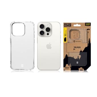 Silikónové puzdro na Apple iPhone 15 Pro Tactical TPU Plyo transparentné