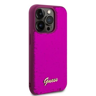 Obal Guess Sequin Script Logo Apple iPhone 14 Pro Max GUHCP14XPSFDGSF Magenta