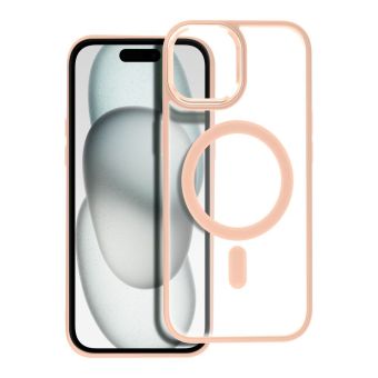 Obal Matte Mag Cover MagSafe Apple iPhone 15 pink