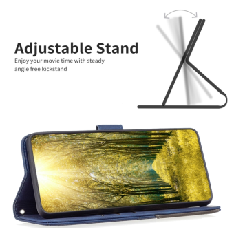 Diárové puzdro na Oppo A98 5G Texture modré