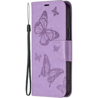 Diárové puzdro na Motorola Moto G14 MEZZO motýle fialové