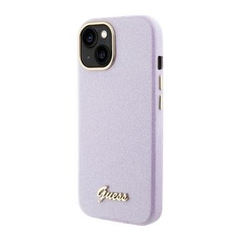 Obal Guess PU Glitter Full Wrapped Apple iPhone 15 GUHCP15SPGMCSL Lilac