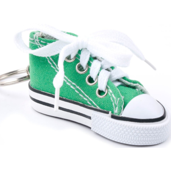 Prívesok na kľúče, teniska, zelená