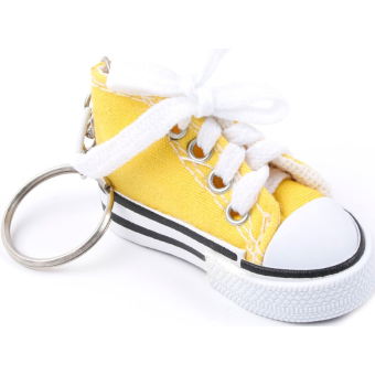 Prívesok na kľúče, teniska, žltá