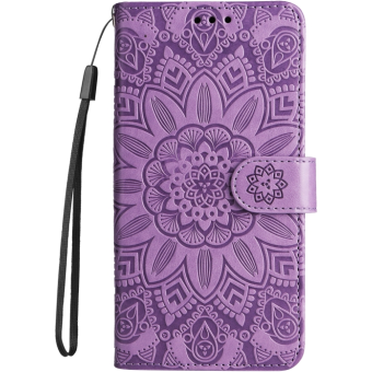 Diárové puzdro na Xiaomi Redmi A1/A2 MEZZO slnečnica fialové