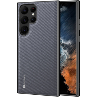 Plastové puzdro na Samsung Galaxy S23 Ultra 5G S918 Dux Ducis Fino sivé