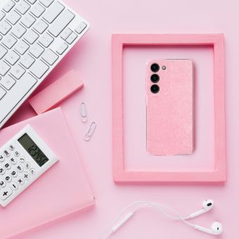 Obal CLEAR CASE 2mm BLINK Samsung Galaxy A15 4G A155/A15 5G A156 pink