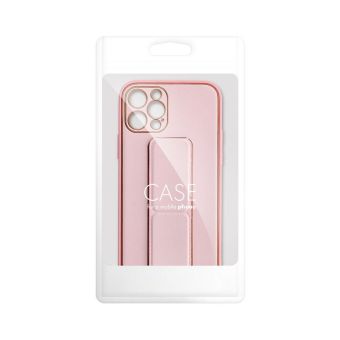 Obal LEATHER Case Kickstand Samsung Galaxy A25 5G A256 pink