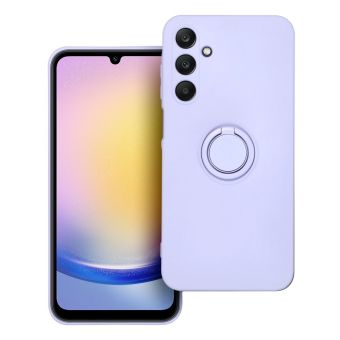 Obal Silicone Ring Samsung Galaxy A25 5G A256 fialový