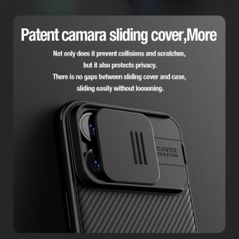 Odolné puzdro na Apple iPhone 15 Pro Max Nillkin CamShield Pro Titanium Gray