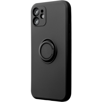 Silikónové puzdro na Xiaomi Redmi 13C/Poco C65 Silicone Ring čierne