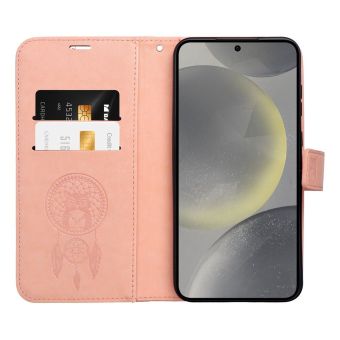 Diárové puzdro na Samsung Galaxy A35 5G A356 MEZZO dreamcatcher peach fuzz