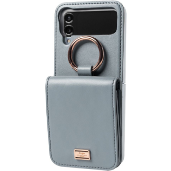 Diárové puzdro na Samsung Galaxy Z Flip4 5G F721 Ringke Card Pocket modré