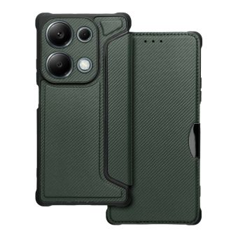 Obal RAZOR Book Xiaomi Redmi Note 13 Pro 4G/Poco M6 Pro 4G dark green