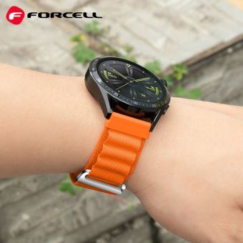 Náhradný remienok na Samsung Watch 22mm Forcell F-Design FS05 orange