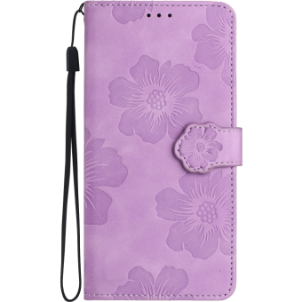 Diárové puzdro na Motorola Moto G14 MEZZO kvety fialové
