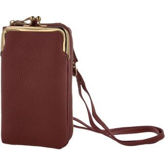 Obal 2in1 phone bag, univerzálne puzdro/peňaženka na mobil, pink