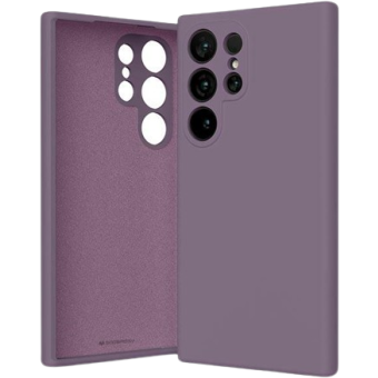 Silikónové puzdro na Samsung Galaxy S24 Ultra 5G S928 Mercury Silicone fialové