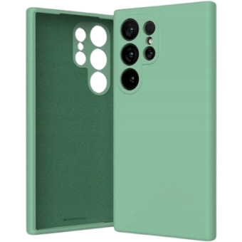 Silikónové puzdro na Samsung Galaxy S24 Ultra 5G S928 Mercury Silicone zelené